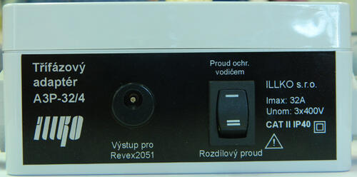IP8014 - třífázový adaptér - 32A/4 pro přístroje REVEX - 2