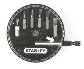 STANLEY 1-68-735 - 7 dílná sada 1/4" bitů s magnetickým držákem - 2