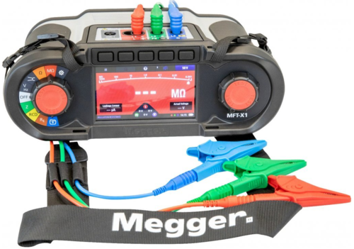 Megger MFT-X1-SC - sdružený revizní přístroj se snadno měnitelným akumulátorem - 2