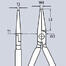 Knipex 26 16 200 - kleště půlkulaté s břity (úzké ploché), certifikace VDE, do 1 000 V - 2/2