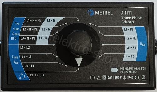 MA1111 - třífázový adaptér (pro Eurotest/Instaltest) - 2