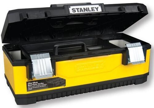 STANLEY 1-95-614 - kovoplastový box na nářadí - žlutý, 26" - 2