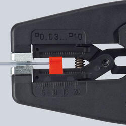 Knipex 12 42 195 - MultiStrip 10 automatické odizolovací kleště (0,03-10) - 3