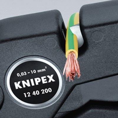 Knipex 12 40 200 -Kleště odizolovací samonastavitelné (0,03-10) - 3