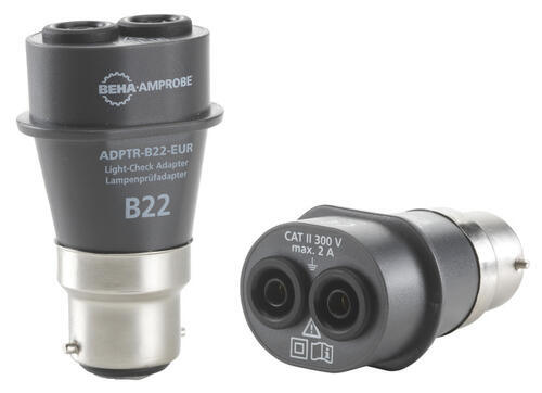 BEHA AMPROBE ADPTR-KIT-EUR - Sada adaptérů do patic B15, B22, E14, E27, GU10 s pouzdrem - 4
