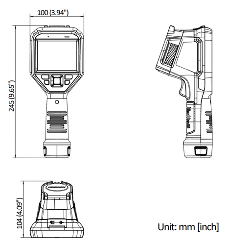 M20 - Termokamera 256x192 (-20 °C až +550 °C), WiFi, USB, (25°x 18,8°), 2xAKU - 5